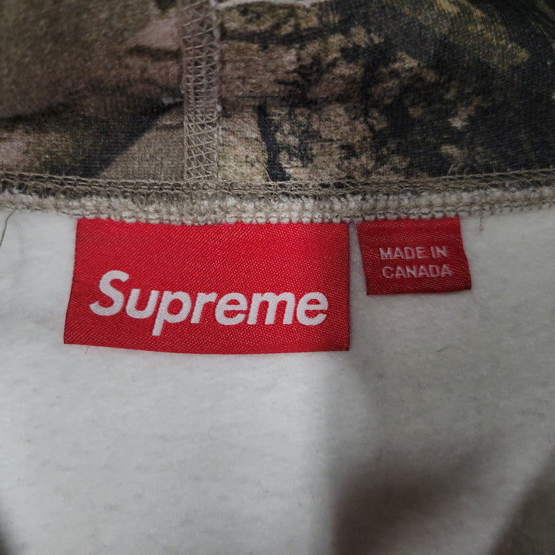 【中古品】【メンズ】 Supreme シュプリーム BOX LOGO HOODED SWEATSHIRT REALTREE AP CAMO ボックスロゴフーデッドスウェットシャツ パーカー 149-260601-as-04-izu サイズ：XL カラー：マルチカラー 万代Net店