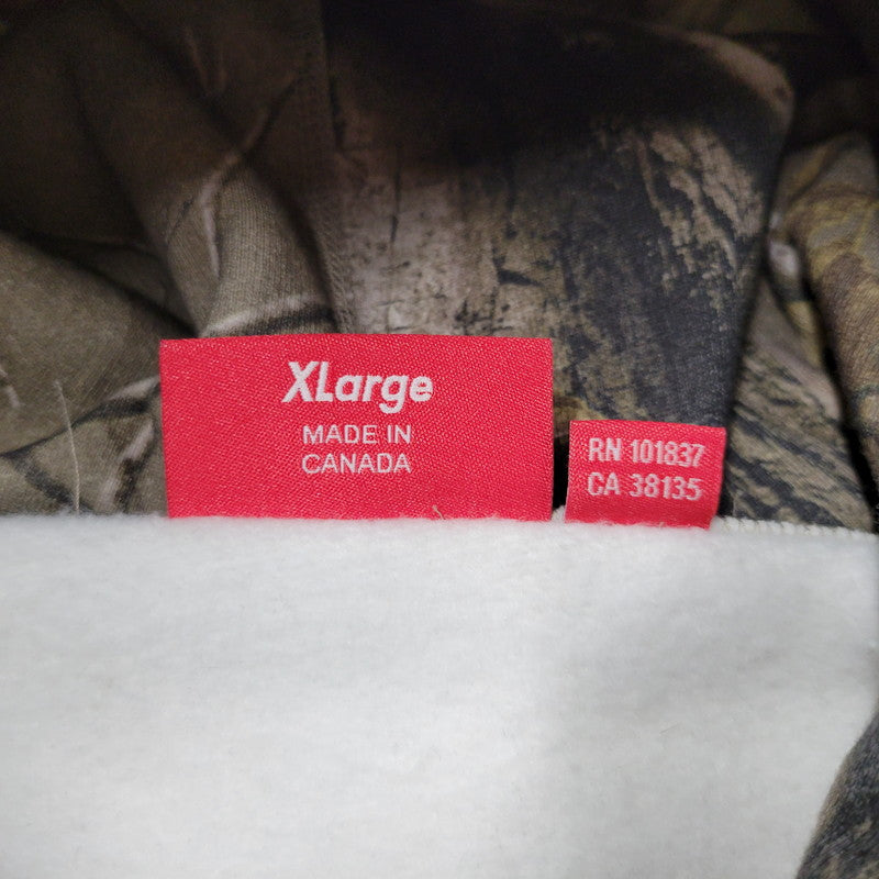 【中古品】【メンズ】 Supreme シュプリーム BOX LOGO HOODED SWEATSHIRT REALTREE AP CAMO ボックスロゴフーデッドスウェットシャツ パーカー 149-260601-as-04-izu サイズ：XL カラー：マルチカラー 万代Net店