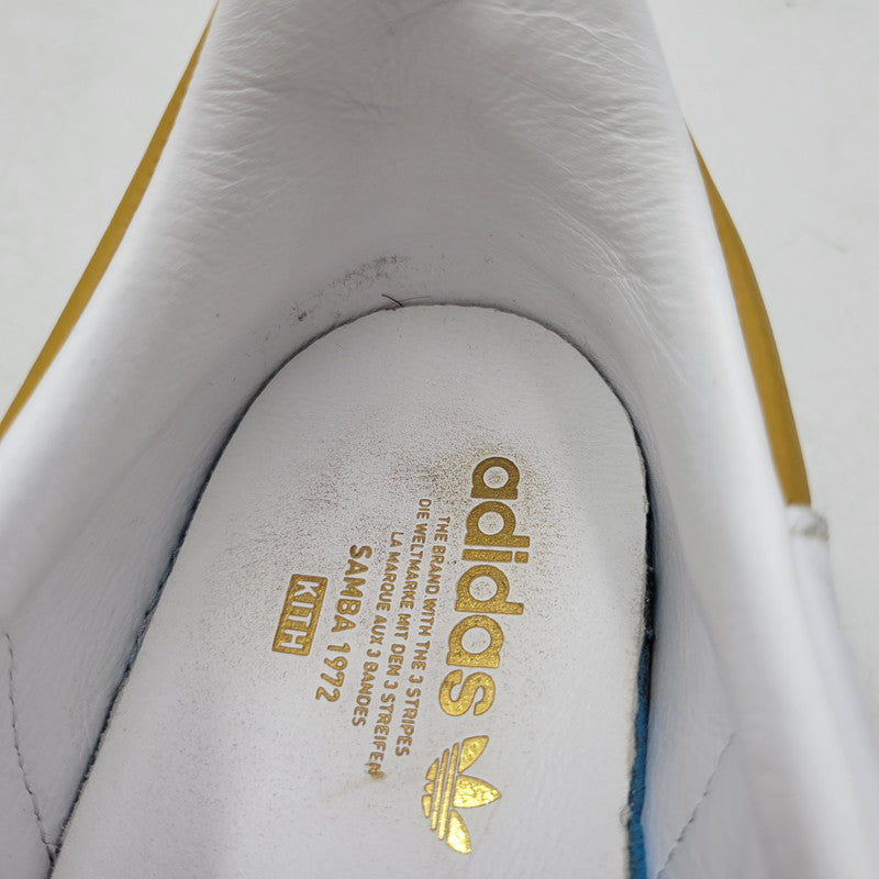 【中古品】【メンズ】 ADIDAS アディダス × KITH キス IE4800 SAMBA SUMMER 2023 MANGO サンバ マンゴー スニーカー 靴 161-260530-kh-04-izu サイズ：27.5 カラー：ホワイト系 万代Net店