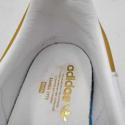 【中古品】【メンズ】 ADIDAS アディダス × KITH キス IE4800 SAMBA SUMMER 2023 MANGO サンバ マンゴー スニーカー 靴 161-260530-kh-04-izu サイズ：27.5 カラー：ホワイト系 万代Net店