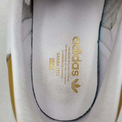 【中古品】【メンズ】 ADIDAS アディダス × KITH キス IE4800 SAMBA SUMMER 2023 MANGO サンバ マンゴー スニーカー 靴 161-260530-kh-04-izu サイズ：27.5 カラー：ホワイト系 万代Net店