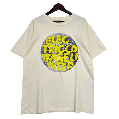 【中古品】【メンズ】 ELECTRIC COTTAGE エレクトリックコテージ EARTH アース S S TEE ショートスリーブ Tシャツ トップス 半袖 142-260602-ya-09-izu サイズ：L カラー：ホワイト系 万代Net店