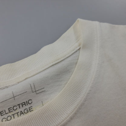 【中古品】【メンズ】 ELECTRIC COTTAGE エレクトリックコテージ EARTH アース S S TEE ショートスリーブ Tシャツ トップス 半袖 142-260602-ya-09-izu サイズ：L カラー：ホワイト系 万代Net店
