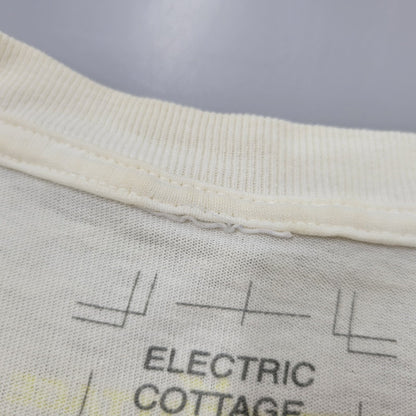 【中古品】【メンズ】 ELECTRIC COTTAGE エレクトリックコテージ EARTH アース S S TEE ショートスリーブ Tシャツ トップス 半袖 142-260602-ya-09-izu サイズ：L カラー：ホワイト系 万代Net店