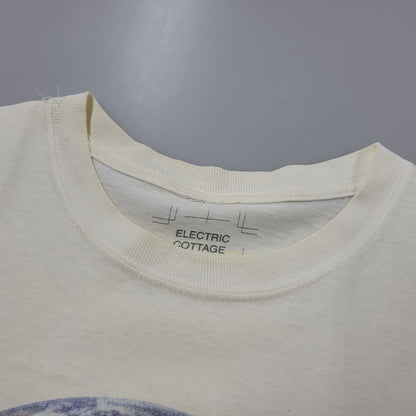 【中古品】【メンズ】 ELECTRIC COTTAGE エレクトリックコテージ EARTH アース S S TEE ショートスリーブ Tシャツ トップス 半袖 142-260602-ya-09-izu サイズ：L カラー：ホワイト系 万代Net店