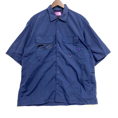【中古品】【メンズ】 THE NORTH FACE PURPLE LABEL ザノースフェイスパープルレーベル FIELD H/S SHIRT NT3210N フィールド ハーフスリーブ シャツ 144-260607-as-28-izu サイズ：L カラー：ネイビー系 万代Net店
