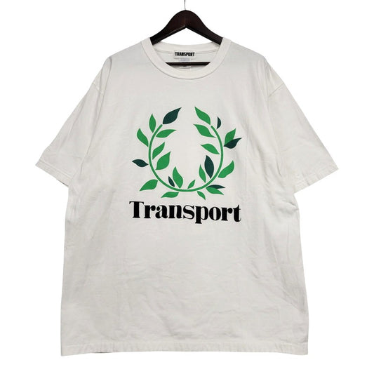 【中古品】【メンズ】 TRANSPORT トランスポート LAUREL S S TEE ローレル ショートスリーブ Tシャツ トップス 半袖 142-260602-ya-16-izu サイズ：2XL カラー：ホワイト 万代Net店