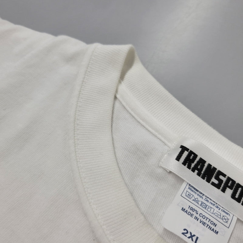 【中古品】【メンズ】 TRANSPORT トランスポート LAUREL S S TEE ローレル ショートスリーブ Tシャツ トップス 半袖 142-260602-ya-16-izu サイズ：2XL カラー：ホワイト 万代Net店
