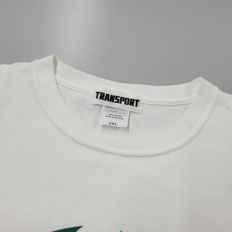 【中古品】【メンズ】 TRANSPORT トランスポート LAUREL S S TEE ローレル ショートスリーブ Tシャツ トップス 半袖 142-260602-ya-16-izu サイズ：2XL カラー：ホワイト 万代Net店