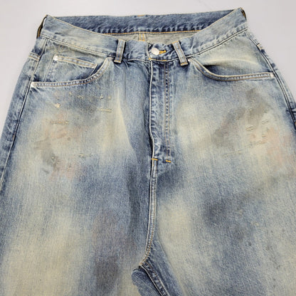 【中古美品】【メンズ】 ANCELLM アンセルム ANC-＃05-26SS-D #05 AGING TYPE-D デニムパンツ 151-260530-as-12-izu サイズ：2 カラー：INDIGO 万代Net店