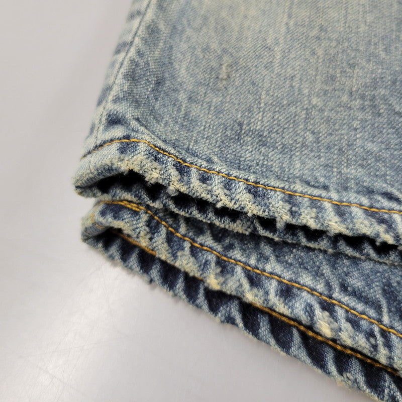 【中古美品】【メンズ】 ANCELLM アンセルム ANC-＃05-26SS-D #05 AGING TYPE-D デニムパンツ 151-260530-as-12-izu サイズ：2 カラー：INDIGO 万代Net店