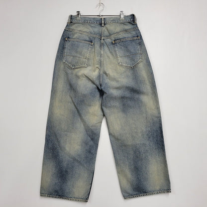 【中古美品】【メンズ】 ANCELLM アンセルム ANC-＃05-26SS-D #05 AGING TYPE-D デニムパンツ 151-260530-as-12-izu サイズ：2 カラー：INDIGO 万代Net店