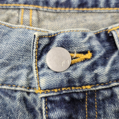【中古美品】【メンズ】 ANCELLM アンセルム ANC-＃05-26SS-D #05 AGING TYPE-D デニムパンツ 151-260530-as-12-izu サイズ：2 カラー：INDIGO 万代Net店