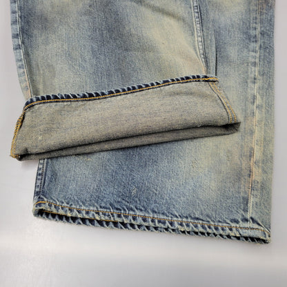 【中古美品】【メンズ】 ANCELLM アンセルム ANC-＃05-26SS-D #05 AGING TYPE-D デニムパンツ 151-260530-as-12-izu サイズ：2 カラー：INDIGO 万代Net店
