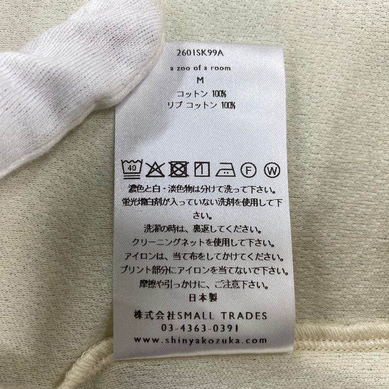 【中古美品】【メンズ】 SHINYAKOZUKA シンヤコヅカ 2601SK99A A ZOO OF A ROOM ア ズー オブ ア ルーム トップス ノースリーブ 140-260529-cs-02-izu サイズ：M カラー：ANTIQUE ECRU 万代Net店