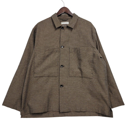 【中古美品】【メンズ】 STILL BY HAND スティルバイハンド MIXED COLOUR SHIRT JACKET BL04261 ミックスカラーシャツジャケット 140-260530-as-04-izu サイズ：46 カラー：ブラウン 万代Net店