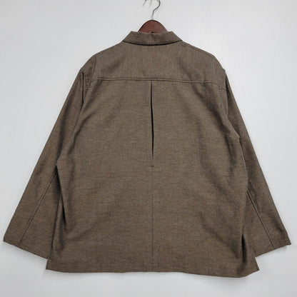 【中古美品】【メンズ】 STILL BY HAND スティルバイハンド MIXED COLOUR SHIRT JACKET BL04261 ミックスカラーシャツジャケット 140-260530-as-04-izu サイズ：46 カラー：ブラウン 万代Net店