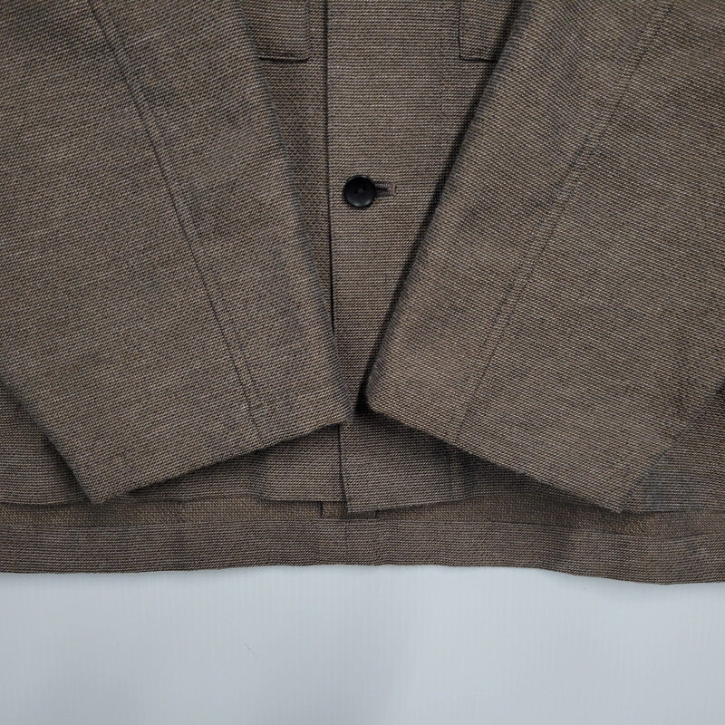 【中古美品】【メンズ】 STILL BY HAND スティルバイハンド MIXED COLOUR SHIRT JACKET BL04261 ミックスカラーシャツジャケット 140-260530-as-04-izu サイズ：46 カラー：ブラウン 万代Net店