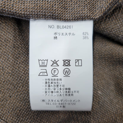 【中古美品】【メンズ】 STILL BY HAND スティルバイハンド MIXED COLOUR SHIRT JACKET BL04261 ミックスカラーシャツジャケット 140-260530-as-04-izu サイズ：46 カラー：ブラウン 万代Net店