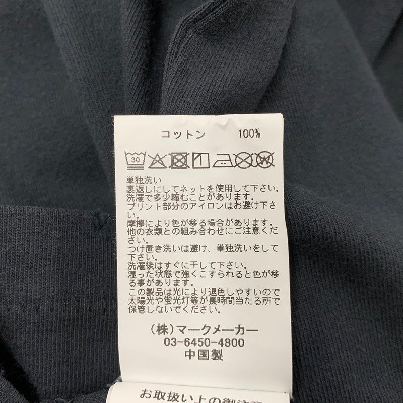 【中古美品】【メンズ】 HANDTEX ハンドテックス × MASAYOSHI WATANABE HT3-CST-JM6 SMILE PRINT SS TEE スマイル プリント ショートスリーブ Tシャツ トップス 145-260530-kh-12-izu サイズ：M カラー：ブラック 万代Net店