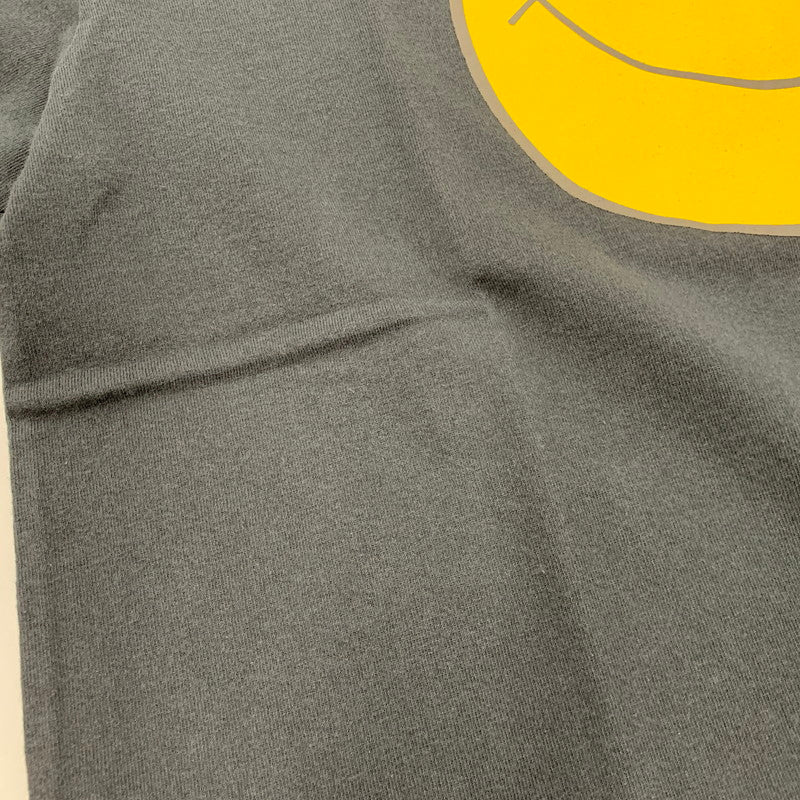 【中古美品】【メンズ】 HANDTEX ハンドテックス × MASAYOSHI WATANABE HT3-CST-JM6 SMILE PRINT SS TEE スマイル プリント ショートスリーブ Tシャツ トップス 145-260530-kh-12-izu サイズ：M カラー：ブラック 万代Net店