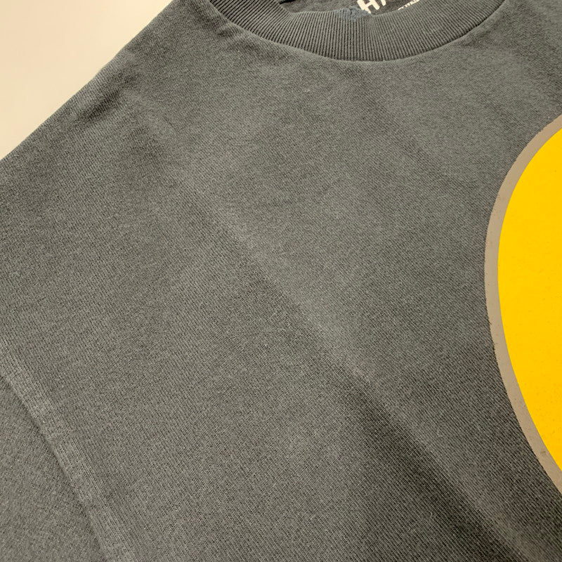 【中古美品】【メンズ】 HANDTEX ハンドテックス × MASAYOSHI WATANABE HT3-CST-JM6 SMILE PRINT SS TEE スマイル プリント ショートスリーブ Tシャツ トップス 145-260530-kh-12-izu サイズ：M カラー：ブラック 万代Net店