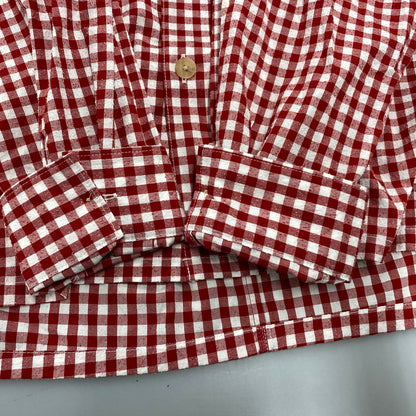 【中古美品】【メンズ】 SHINYAKOZUKA シンヤコヅカ 2601SK74 ROOMY SHIRT ルーミー シャツ トップス 長袖 140-260529-cs-03-izu サイズ：M カラー：レッド 万代Net店