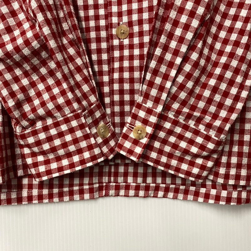 【中古美品】【メンズ】 SHINYAKOZUKA シンヤコヅカ 2601SK74 ROOMY SHIRT ルーミー シャツ トップス 長袖 140-260529-cs-03-izu サイズ：M カラー：レッド 万代Net店