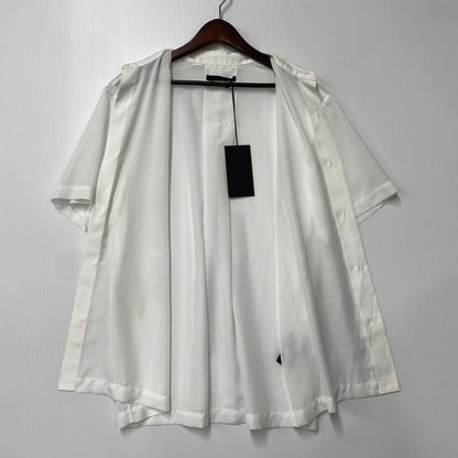 【中古美品】【メンズ】 JUHA ユハ 10230704-4 SHEER LIGHT SS SHIRT シアー ライト ショートスリーブ シャツ トップス 半袖 140-260529-cs-09-izu サイズ：4 カラー：ホワイト 万代Net店