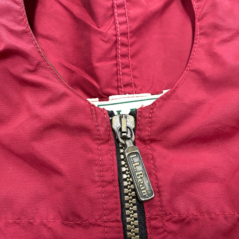 【中古品】【メンズ】 L.L.BEAN エルエルビーン R732 ホンジュラス製 90’S TYROLEAN RIBBON ANORAK PARKA チロリアン リボン アノラック パーカー アウター 146-260529-cs-08-izu サイズ：L カラー：レッド 万代Net店