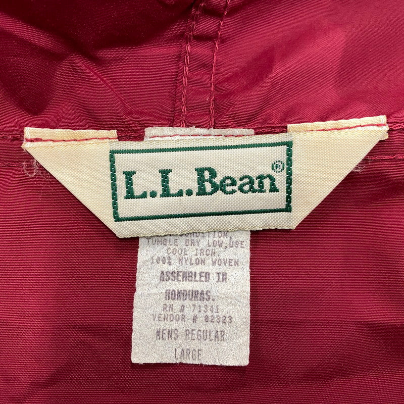 【中古品】【メンズ】 L.L.BEAN エルエルビーン R732 ホンジュラス製 90’S TYROLEAN RIBBON ANORAK PARKA チロリアン リボン アノラック パーカー アウター 146-260529-cs-08-izu サイズ：L カラー：レッド 万代Net店