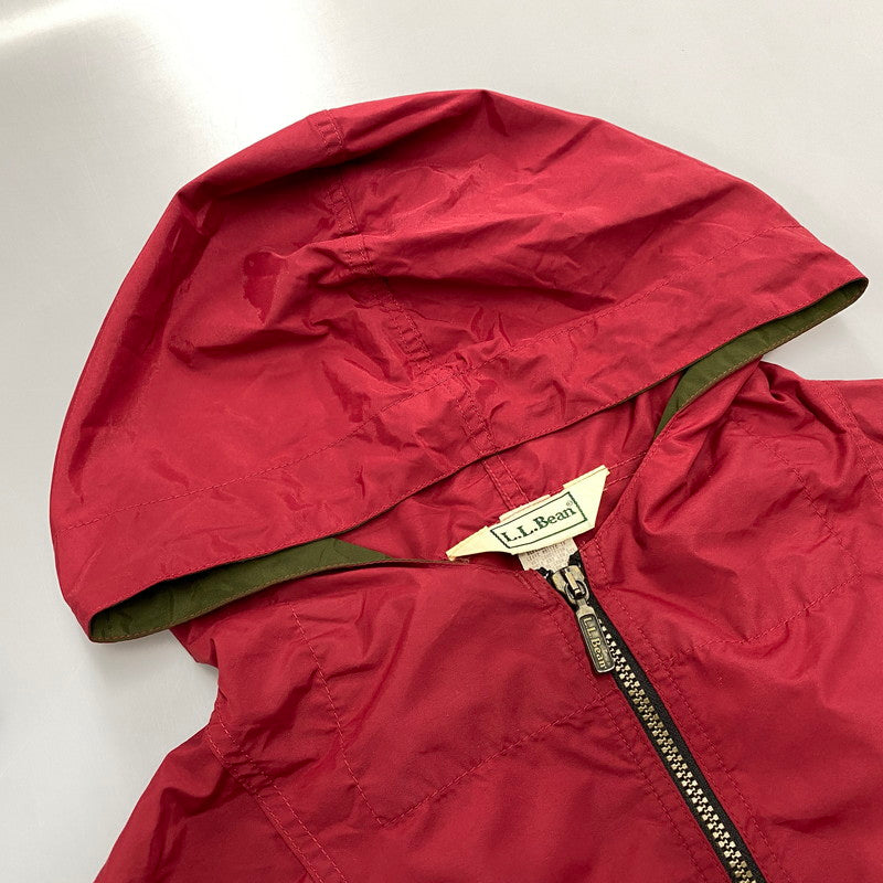 【中古品】【メンズ】 L.L.BEAN エルエルビーン R732 ホンジュラス製 90’S TYROLEAN RIBBON ANORAK PARKA チロリアン リボン アノラック パーカー アウター 146-260529-cs-08-izu サイズ：L カラー：レッド 万代Net店