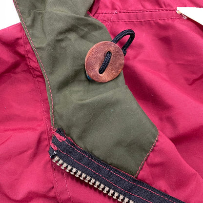 【中古品】【メンズ】 L.L.BEAN エルエルビーン R732 ホンジュラス製 90’S TYROLEAN RIBBON ANORAK PARKA チロリアン リボン アノラック パーカー アウター 146-260529-cs-08-izu サイズ：L カラー：レッド 万代Net店