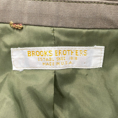 【中古品】【メンズ】 BROOKS BROTHERS ブルックスブラザーズ USA製 80’S 3B TAILORED JACKET スリーボタン テーラード ジャケット アウター 146-260529-cs-07-izu サイズ：不明 カラー：カーキ 万代Net店