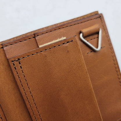 【中古品】【メンズ/レディース】 NL ニール CONCERIA 800 BELI LEATHER WALLET 32174 レザー ウォレット 財布 200-260530-as-21-izu カラー：ブラウン 万代Net店
