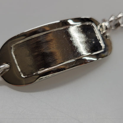 【中古品】【メンズ/レディース】 THE OBJECT ザオブジェクト OFFICE NAMETAG BRACELET TO-TYO-25008 オフィス ネームタグ ブレスレット アクセサリー 200-260530-as-19-izu サイズ：Free カラー：シルバー 万代Net店