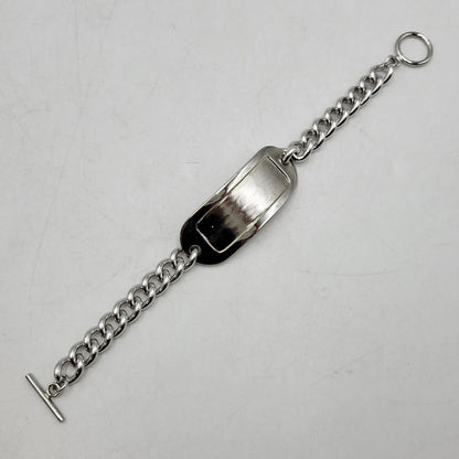 【中古品】【メンズ/レディース】 THE OBJECT ザオブジェクト OFFICE NAMETAG BRACELET TO-TYO-25008 オフィス ネームタグ ブレスレット アクセサリー 200-260530-as-19-izu サイズ：Free カラー：シルバー 万代Net店