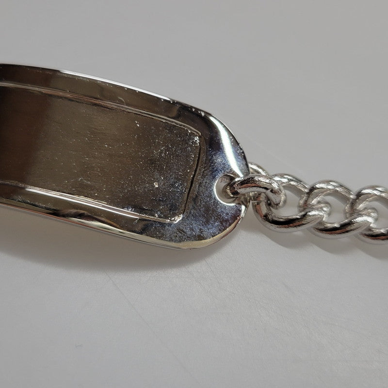【中古品】【メンズ/レディース】 THE OBJECT ザオブジェクト OFFICE NAMETAG BRACELET TO-TYO-25008 オフィス ネームタグ ブレスレット アクセサリー 200-260530-as-19-izu サイズ：Free カラー：シルバー 万代Net店