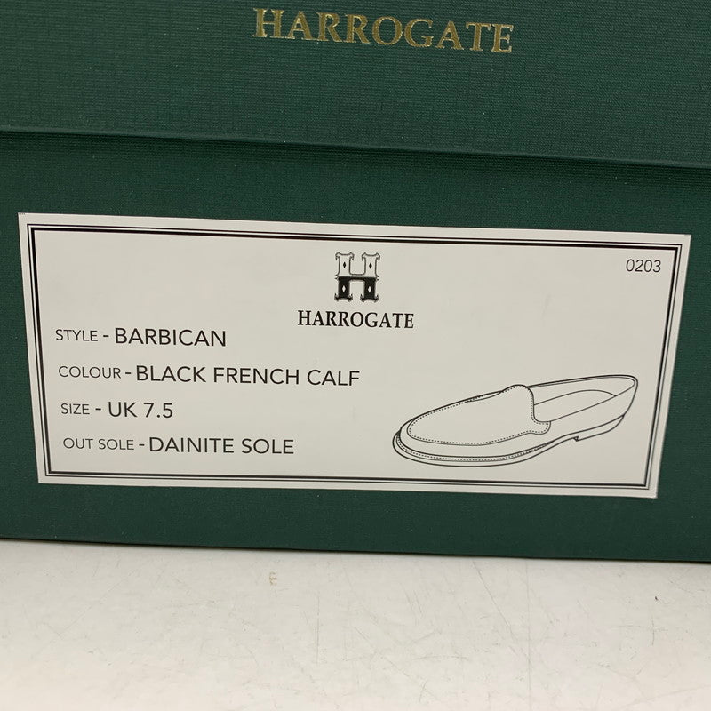【中古品】【メンズ/レディース】 HARROGATE ハロゲイト BARBICAN VENETIAN LOAFER ベネチアン ローファー 靴 164-260530-kh-06-izu サイズ：UK7.5 カラー：ブラック 万代Net店