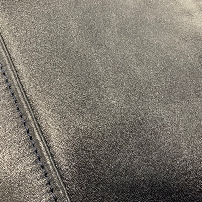 【中古品】【メンズ】 LIUGOO LEATHERS リューグーレザーズ QUILTING LINER LEATHER JACKET キルティング ライナー レザー ジャケット アウター 147-260530-kh-15-izu サイズ：LL カラー：ネイビー 万代Net店