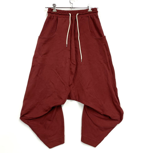 【中古品】【メンズ】 VIVIENNE WESTWOOD MAN ヴィヴィアンウエストウッドマン VW-LP-70090 SAROUEL SWEAT PANTS サルエル スウェット パンツ ボトムス 152-260530-kh-17-izu サイズ：46 カラー：バーガンディー 万代Net店