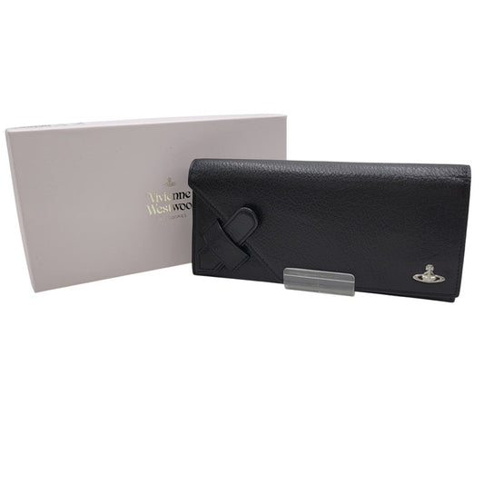 【中古品】【メンズ/レディース】 Vivienne Westwood ヴィヴィアンウエストウッド SW2212 コーナーストラップ 長財布 ロングウォレット 200-260530-as-22-izu サイズ：F カラー：ブラック 万代Net店