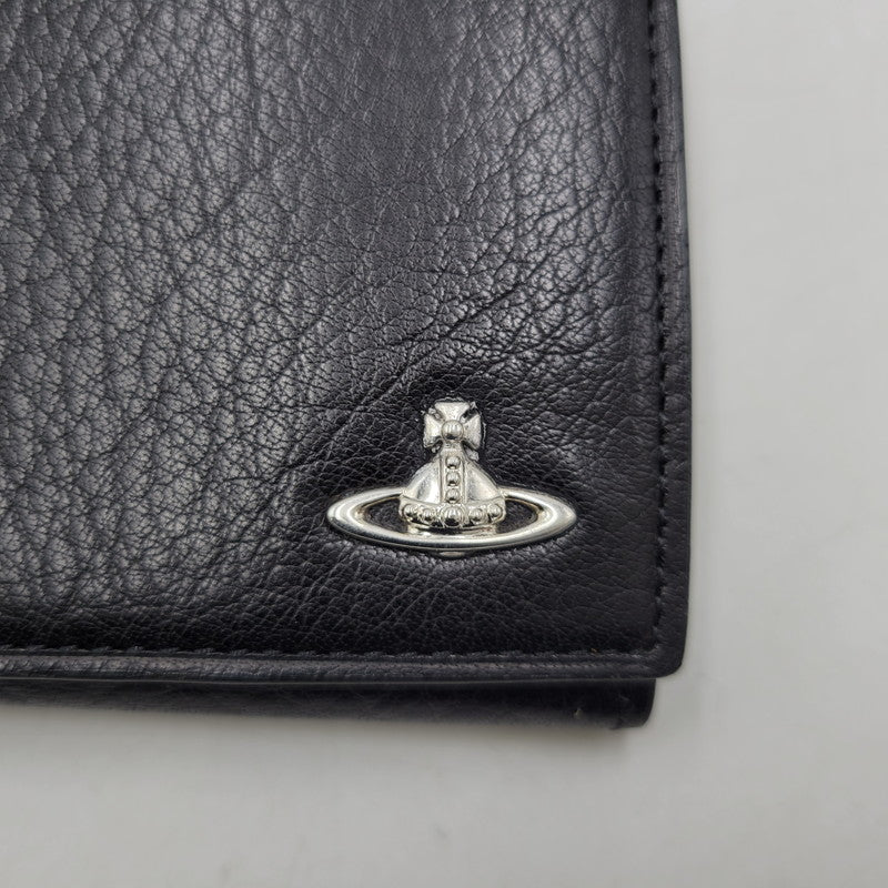 【中古品】【メンズ/レディース】 Vivienne Westwood ヴィヴィアンウエストウッド SW2212 コーナーストラップ 長財布 ロングウォレット 200-260530-as-22-izu サイズ：F カラー：ブラック 万代Net店
