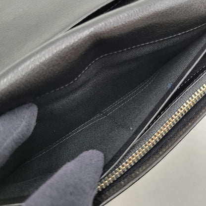 【中古品】【メンズ/レディース】 Vivienne Westwood ヴィヴィアンウエストウッド SW2212 コーナーストラップ 長財布 ロングウォレット 200-260530-as-22-izu サイズ：F カラー：ブラック 万代Net店