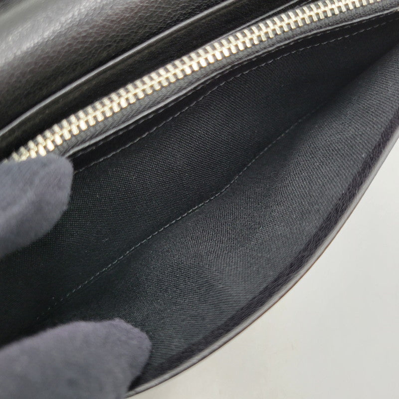 【中古品】【メンズ/レディース】 Vivienne Westwood ヴィヴィアンウエストウッド SW2212 コーナーストラップ 長財布 ロングウォレット 200-260530-as-22-izu サイズ：F カラー：ブラック 万代Net店