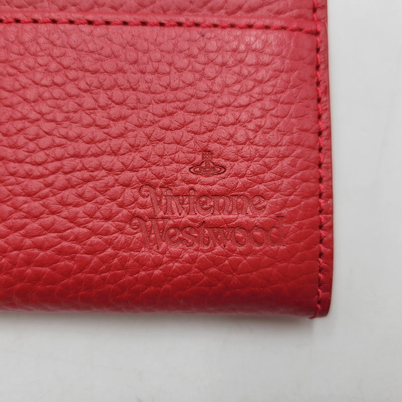 【中古品】【レディース】 Vivienne Westwood ヴィヴィアンウエストウッド SW9219 長財布 ロングウォレット 200-260530-as-23-izu サイズ：F カラー：レッド 万代Net店