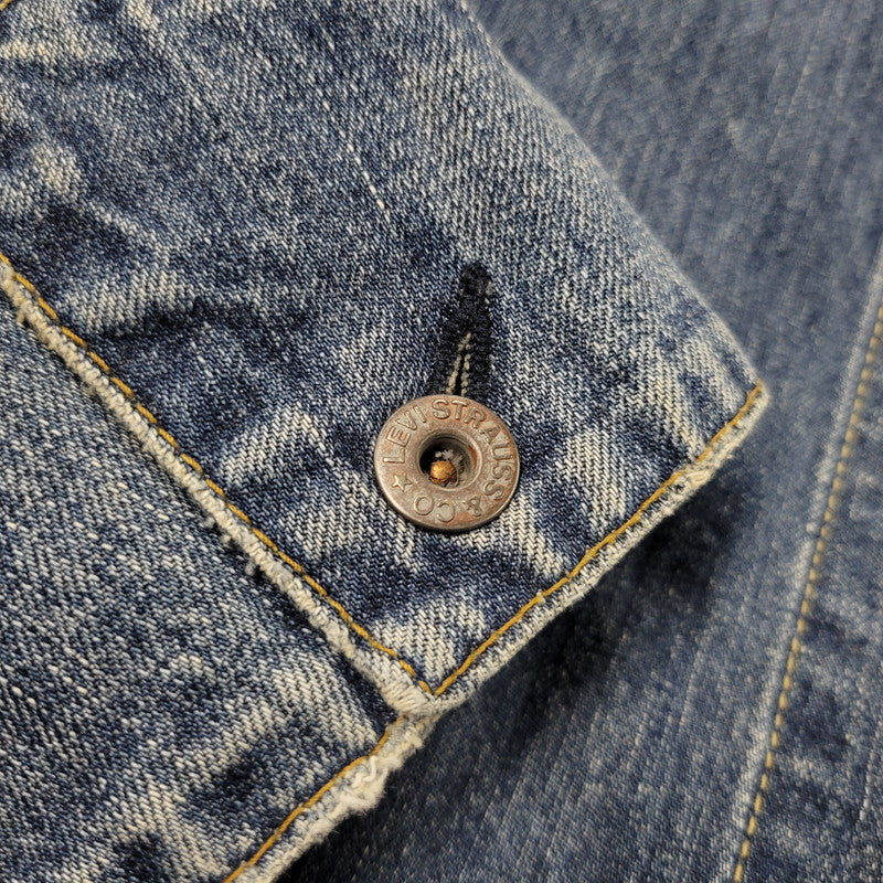 【中古品】【メンズ】 Levi's リーバイス DENIM COVERALL 70802 デニム カバーオール ジャケット 146-260601-as-09-izu サイズ：L カラー：インディゴ 万代Net店