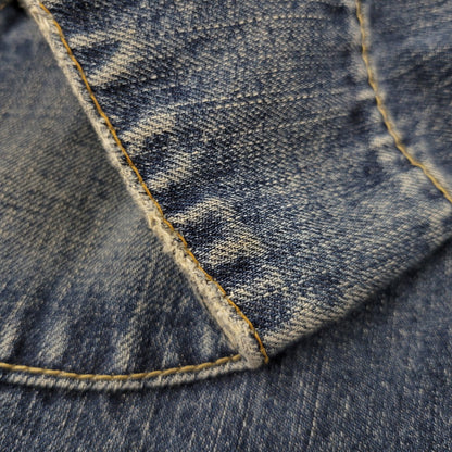 【中古品】【メンズ】 Levi's リーバイス DENIM COVERALL 70802 デニム カバーオール ジャケット 146-260601-as-09-izu サイズ：L カラー：インディゴ 万代Net店