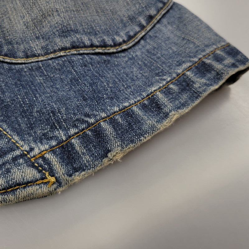 【中古品】【メンズ】 Levi's リーバイス DENIM COVERALL 70802 デニム カバーオール ジャケット 146-260601-as-09-izu サイズ：L カラー：インディゴ 万代Net店
