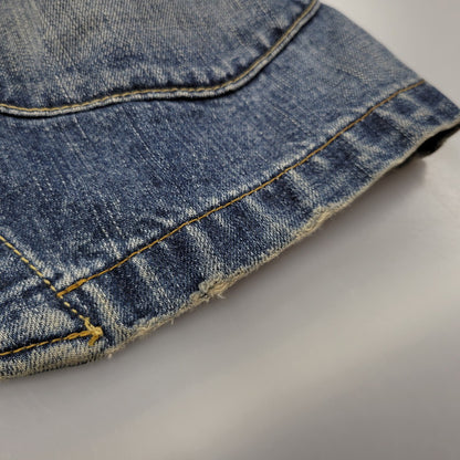 【中古品】【メンズ】 Levi's リーバイス DENIM COVERALL 70802 デニム カバーオール ジャケット 146-260601-as-09-izu サイズ：L カラー：インディゴ 万代Net店